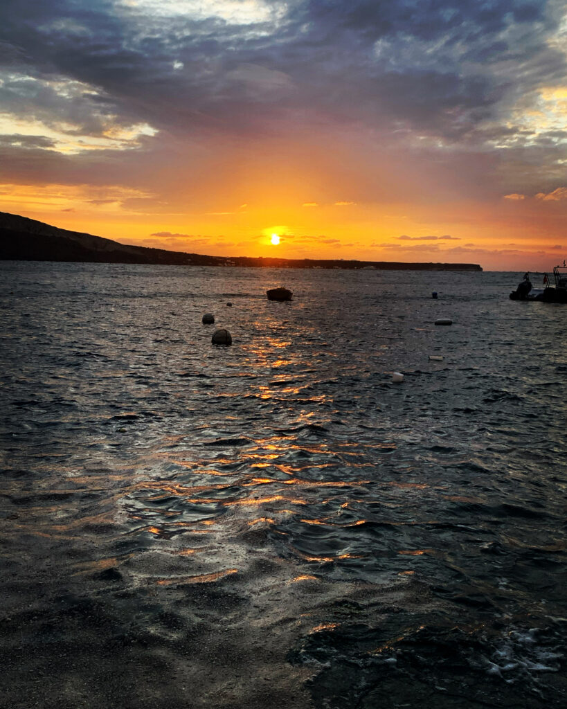 Coucher de soleil à Santorin